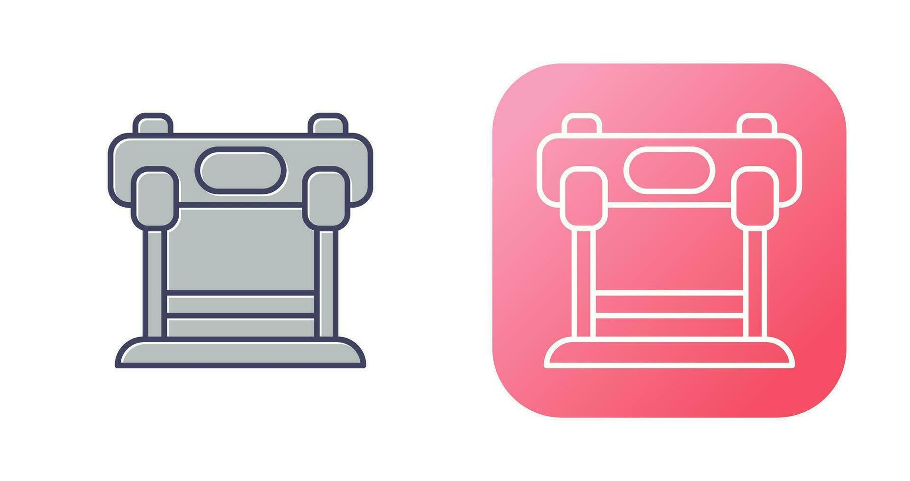 Hurdles Race Vector Icon