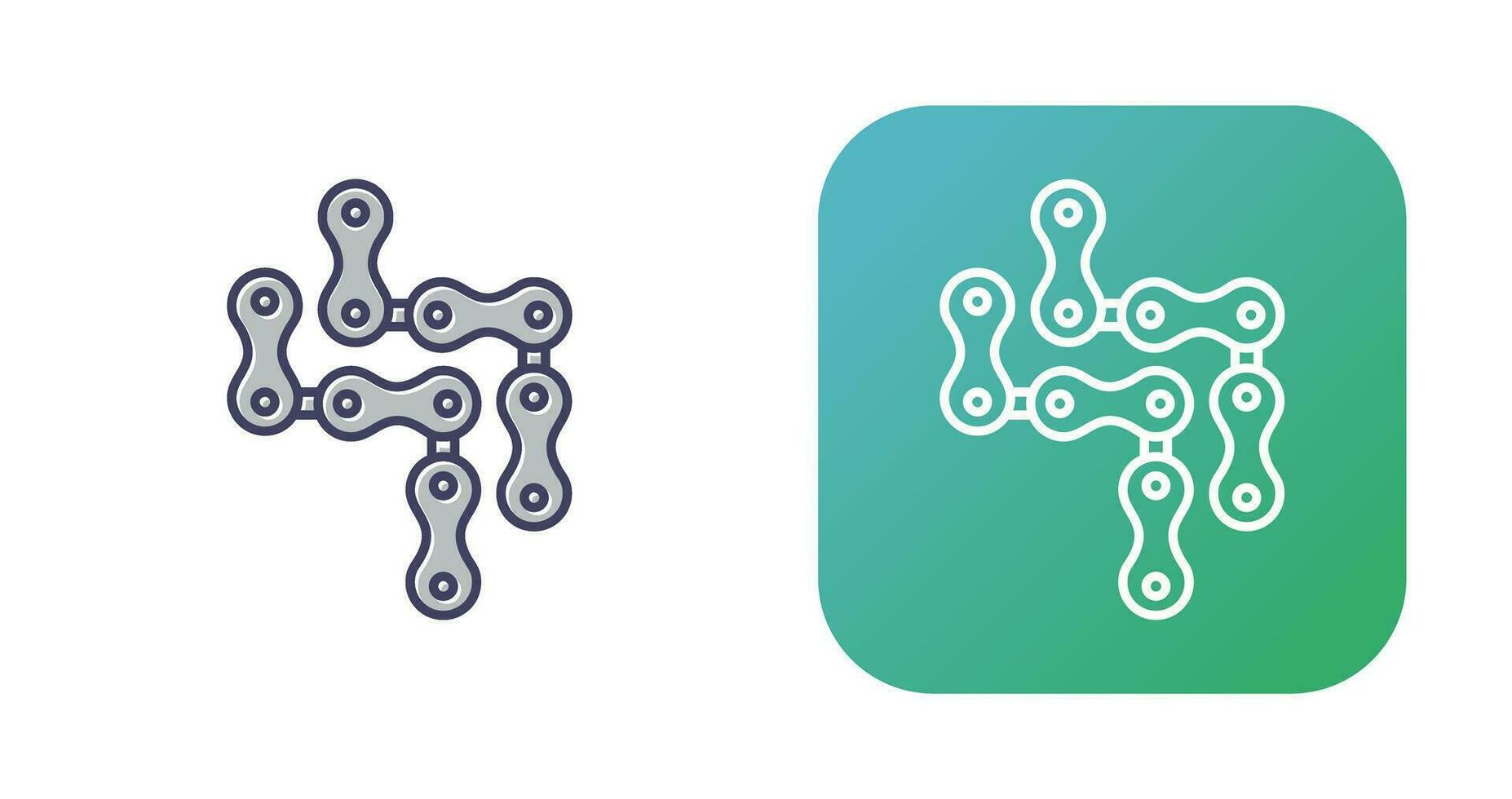 Cycle Chain Vector Icon