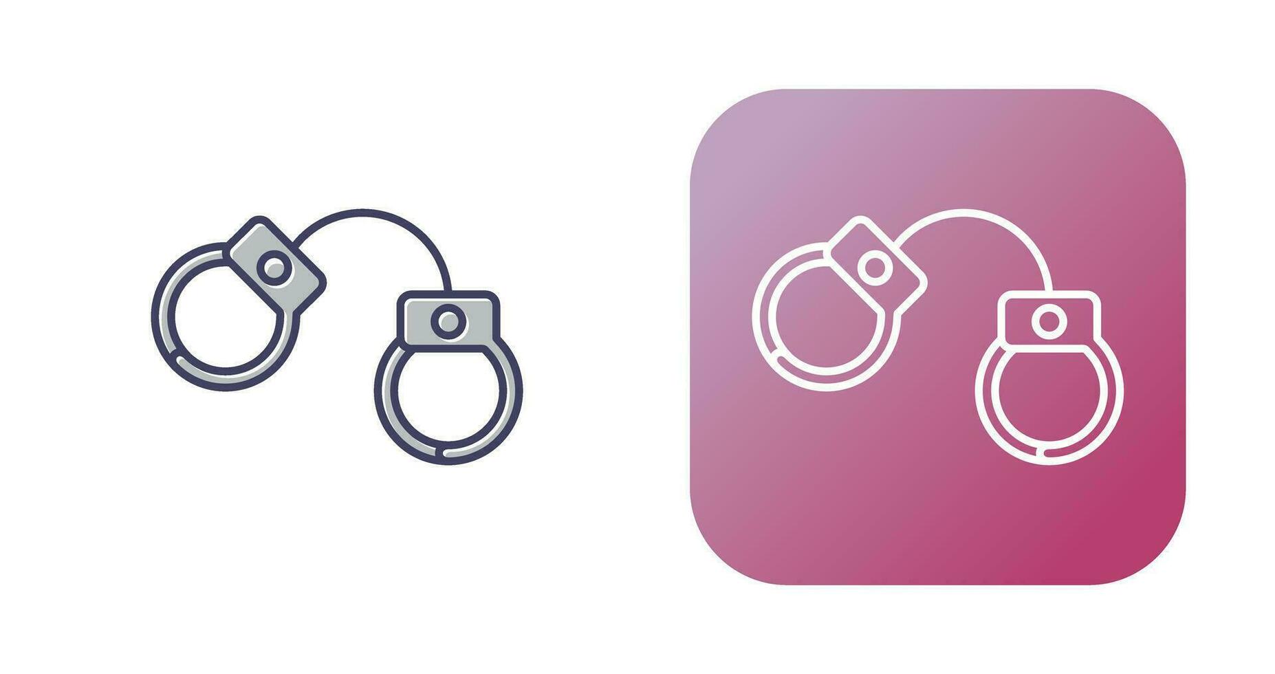 Handcuffs Vector Icon