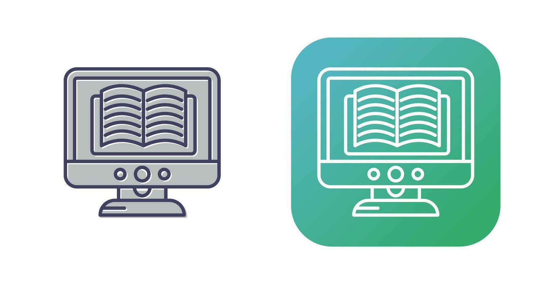 Ebook Lcd Vector Icon