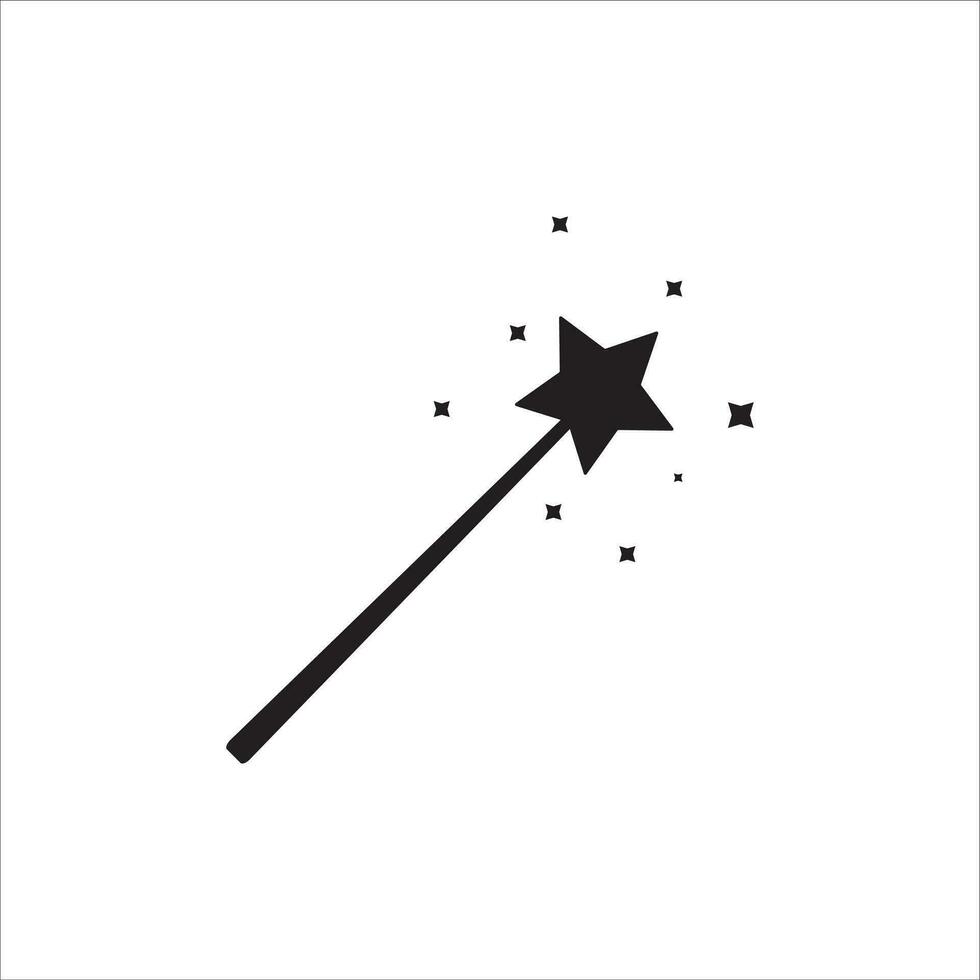 magic wand icon vector illustration symbol