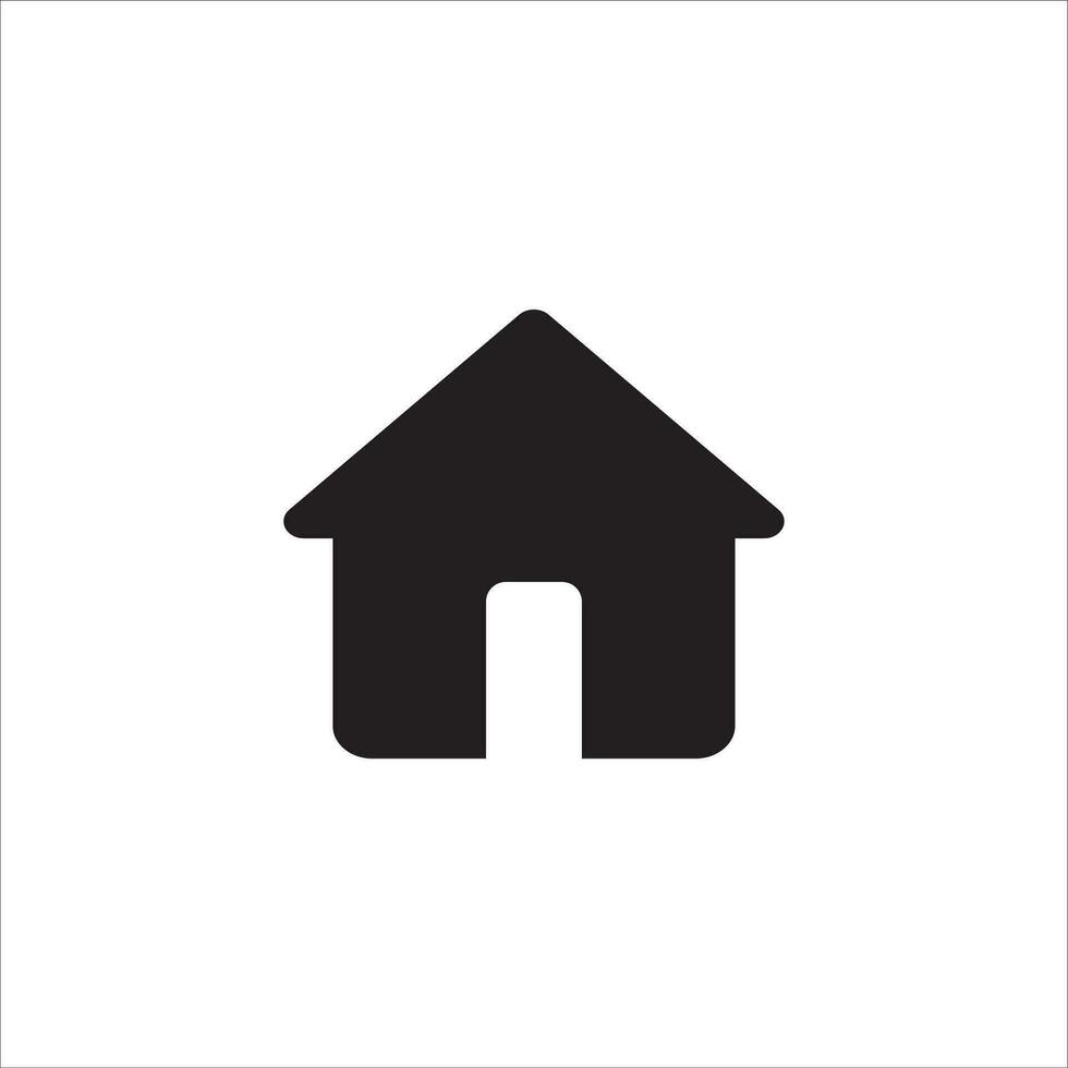 casa, edificio icono vector ilustración símbolo