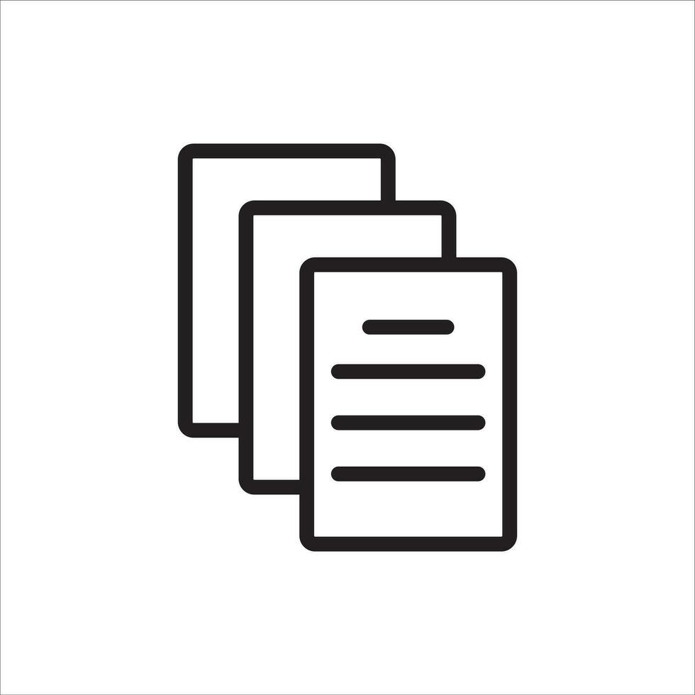 multiple files icon vector illustration symbol 26651311 Vector Art at ...