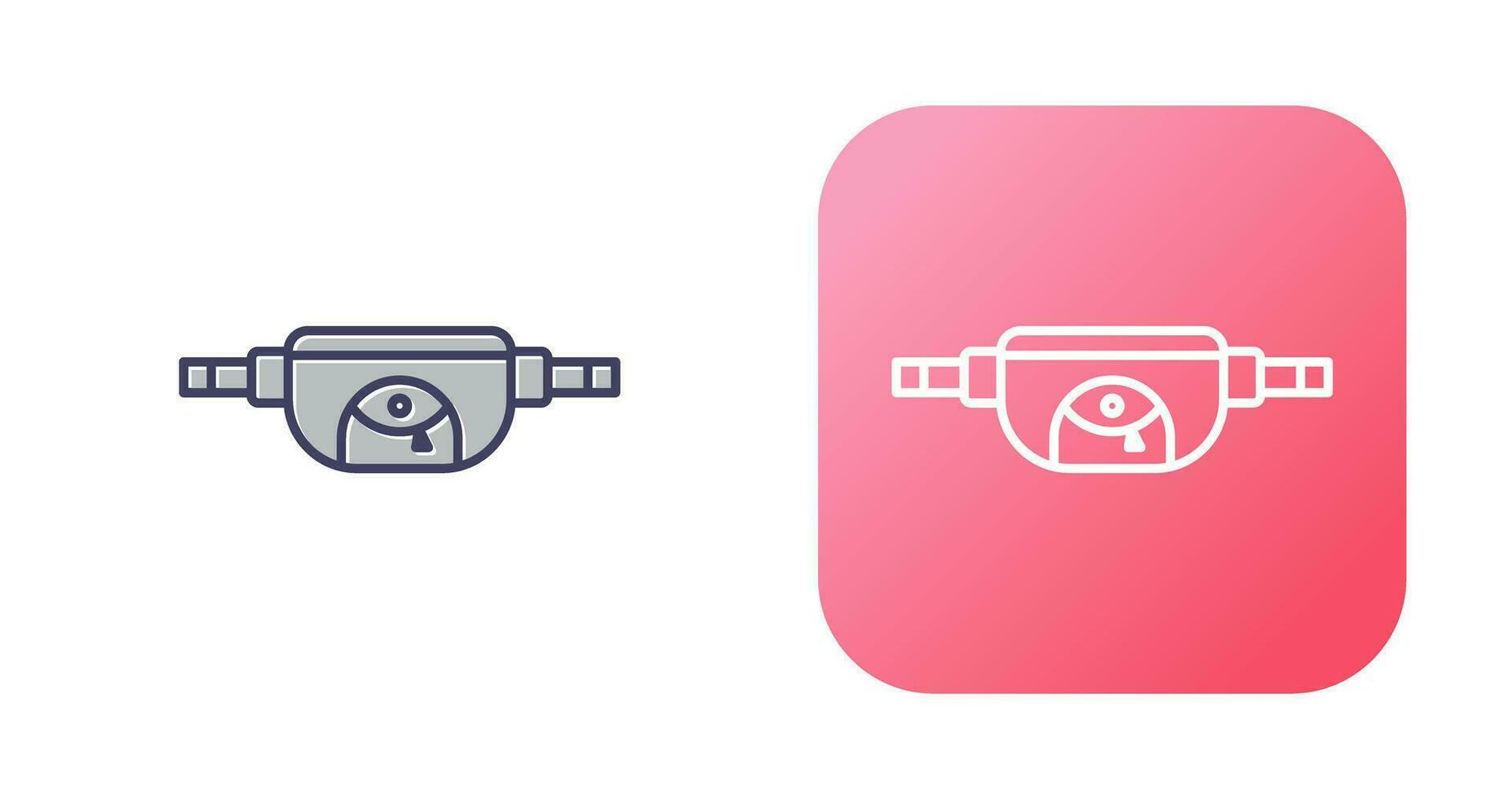 Fanny Pack Vector Icon