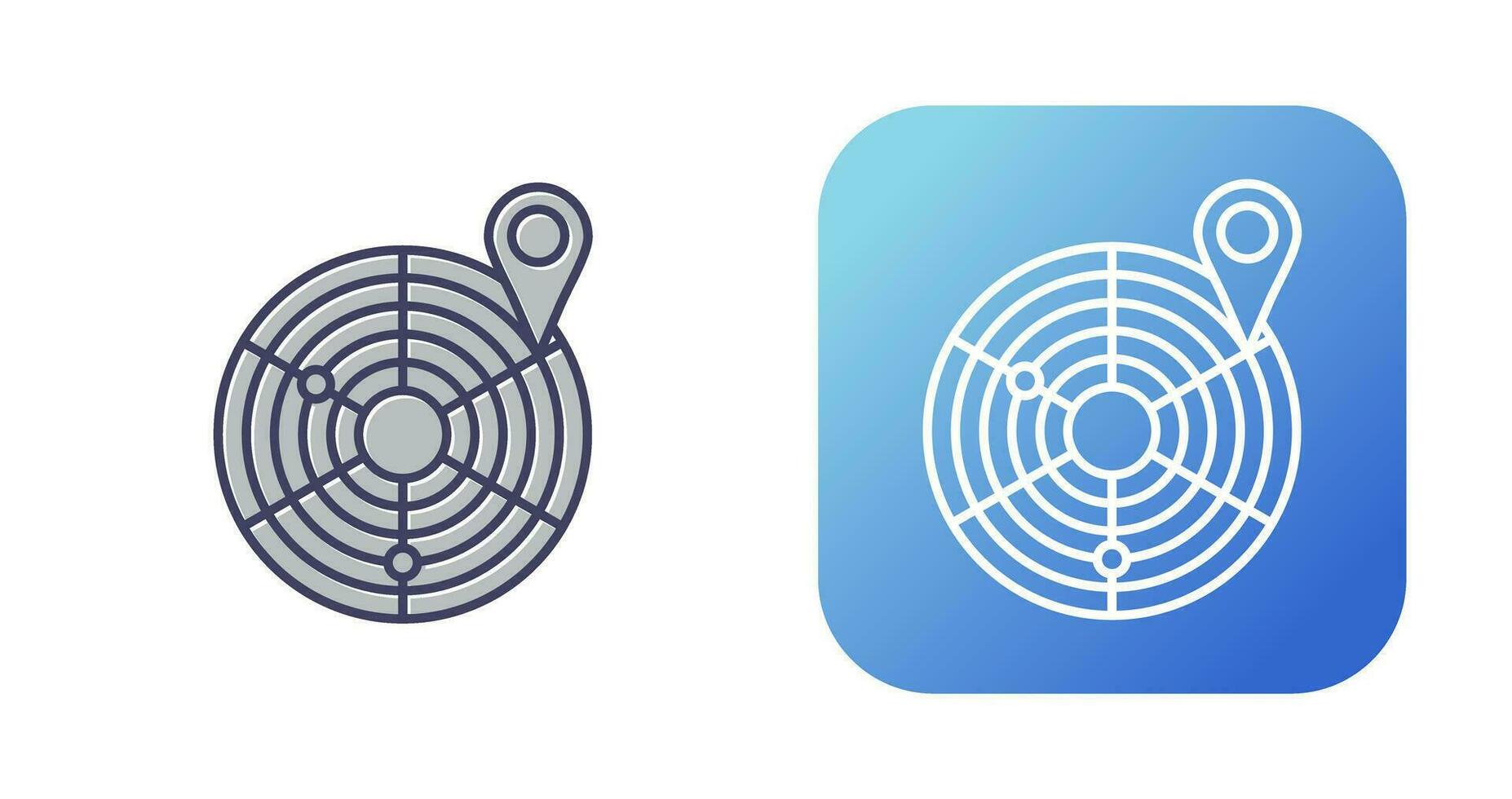 Radar Vector Icon