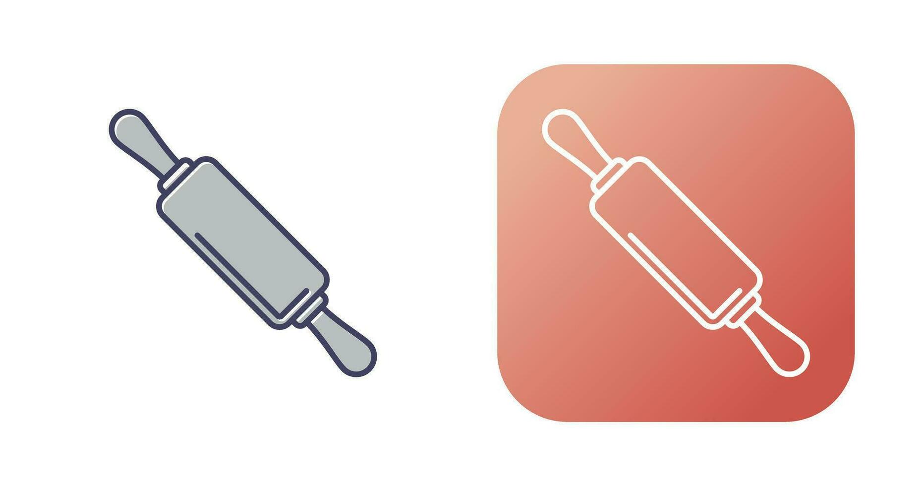 Rolling Pin Vector Icon