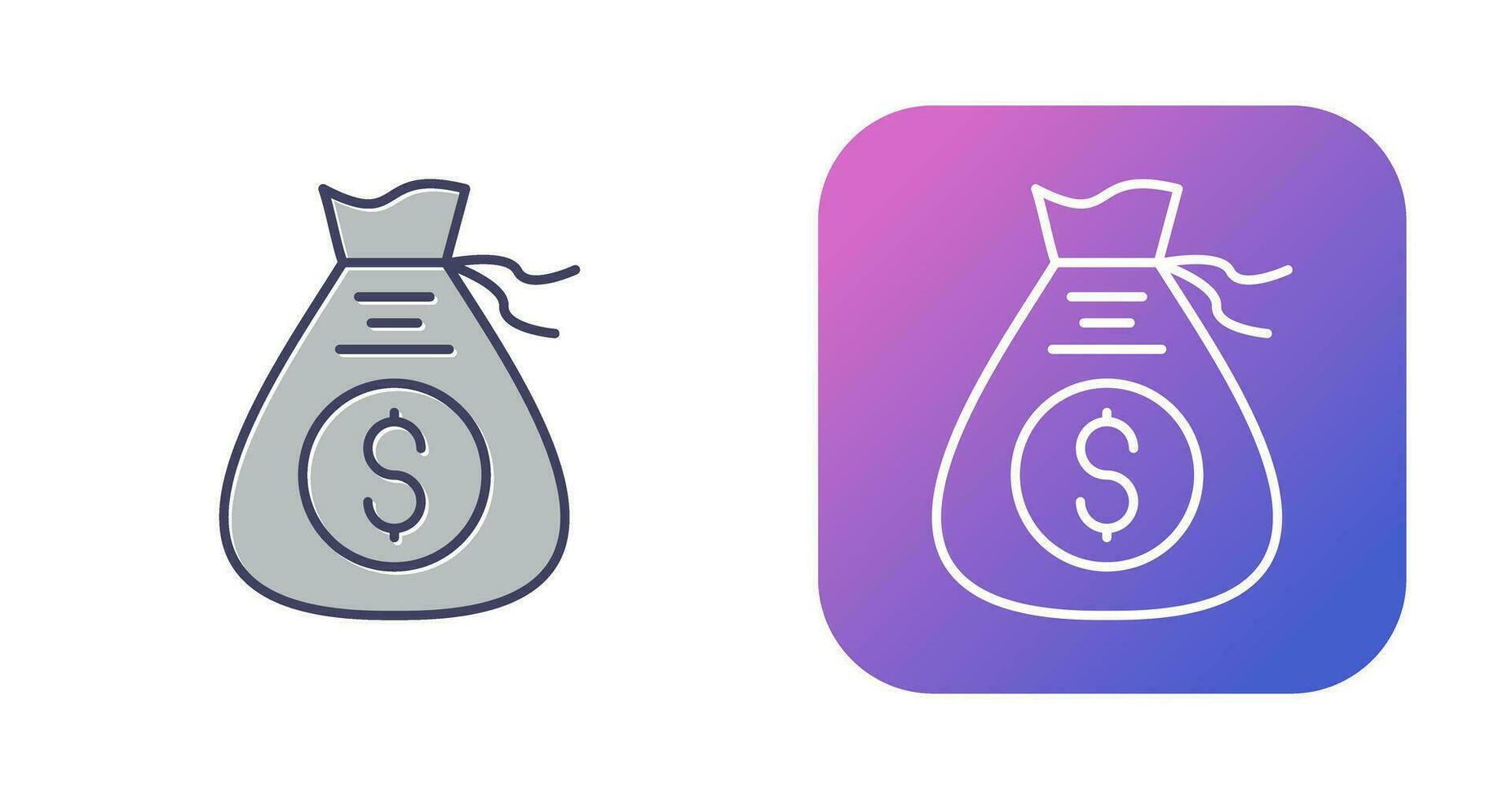 Money Bag Vector Icon