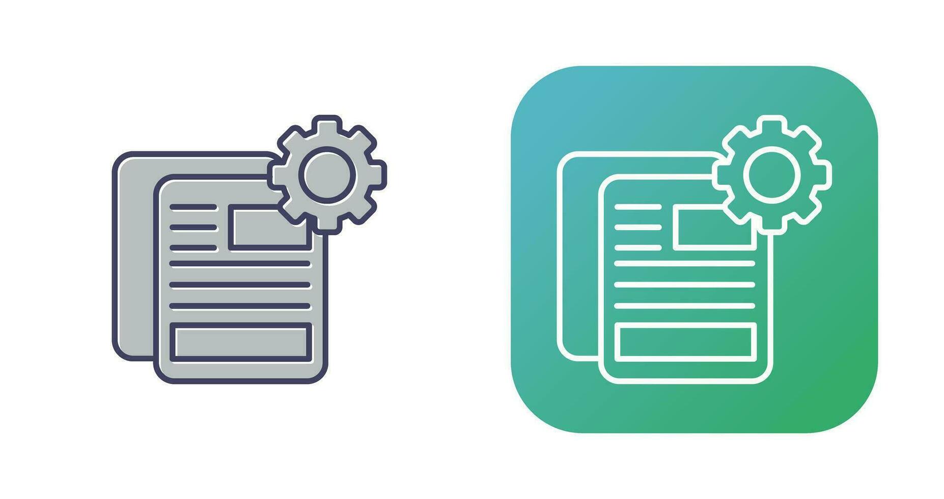 Document Setting Vector Icon 26652198 Vector Art at Vecteezy