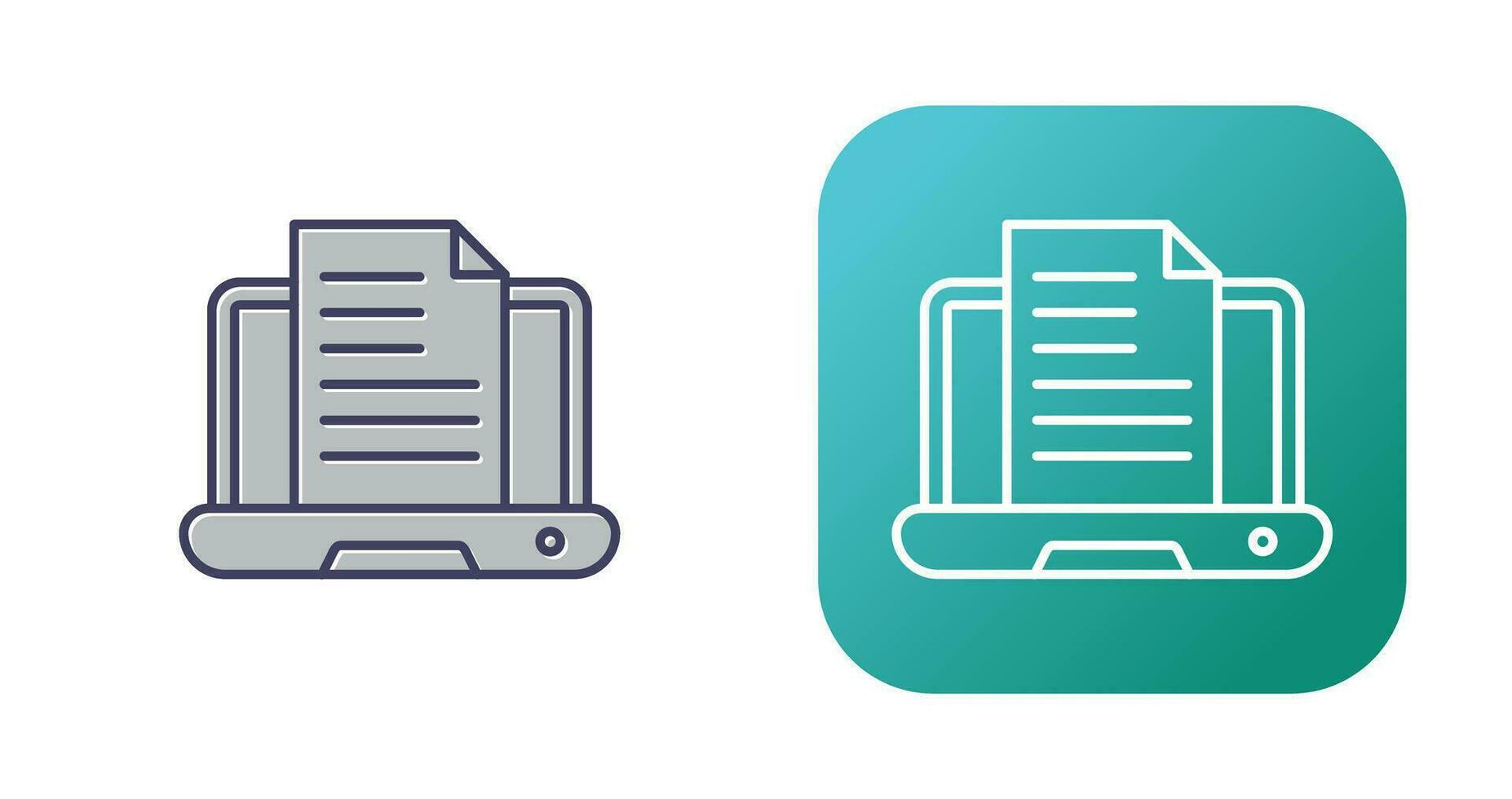 Content Writing Vector Icon