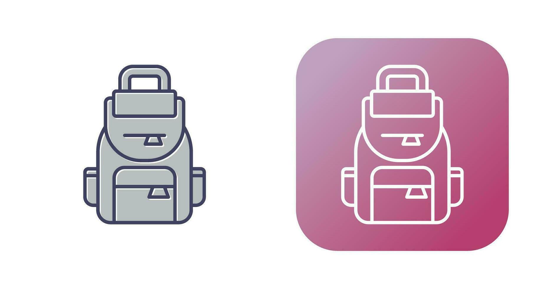 Backpack Vector Icon