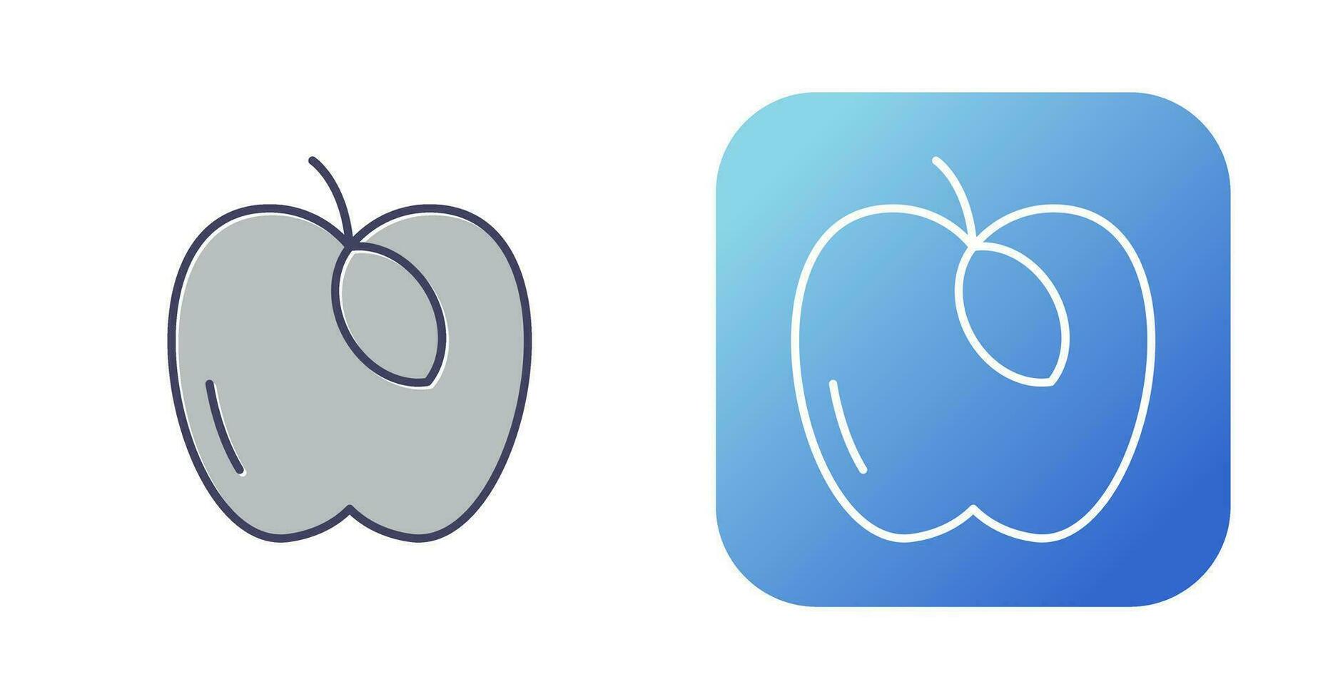 icono de vector de manzana