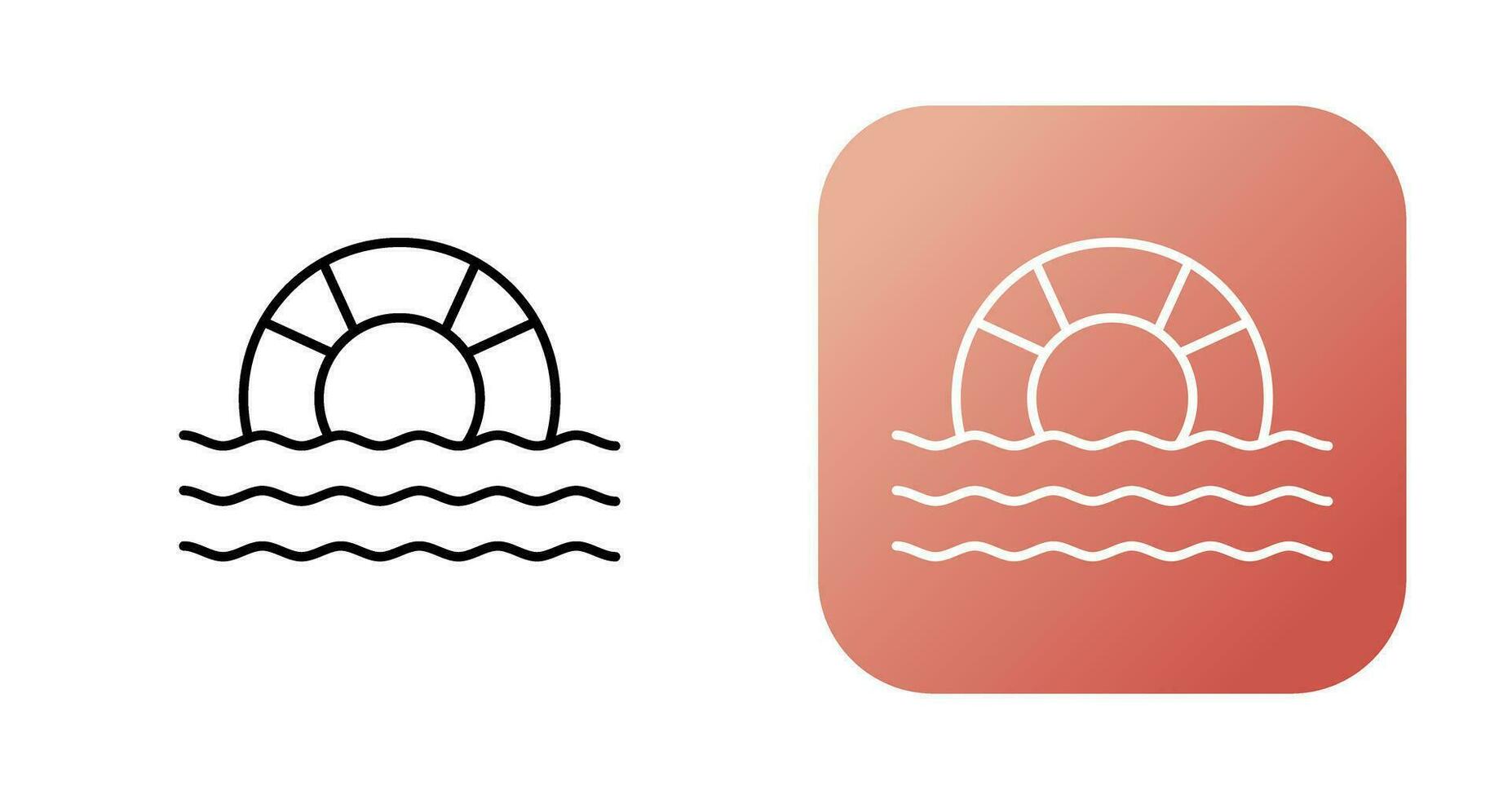 Float Vector Icon