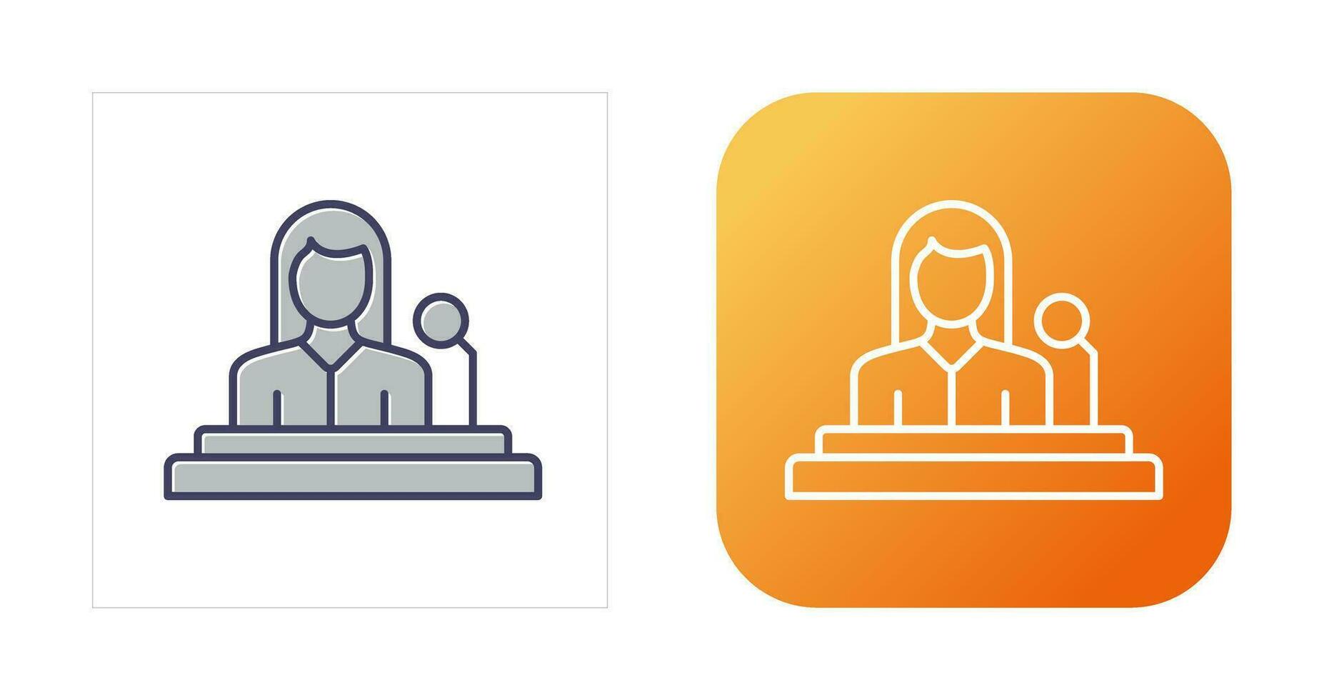 Lectern Vector Icon