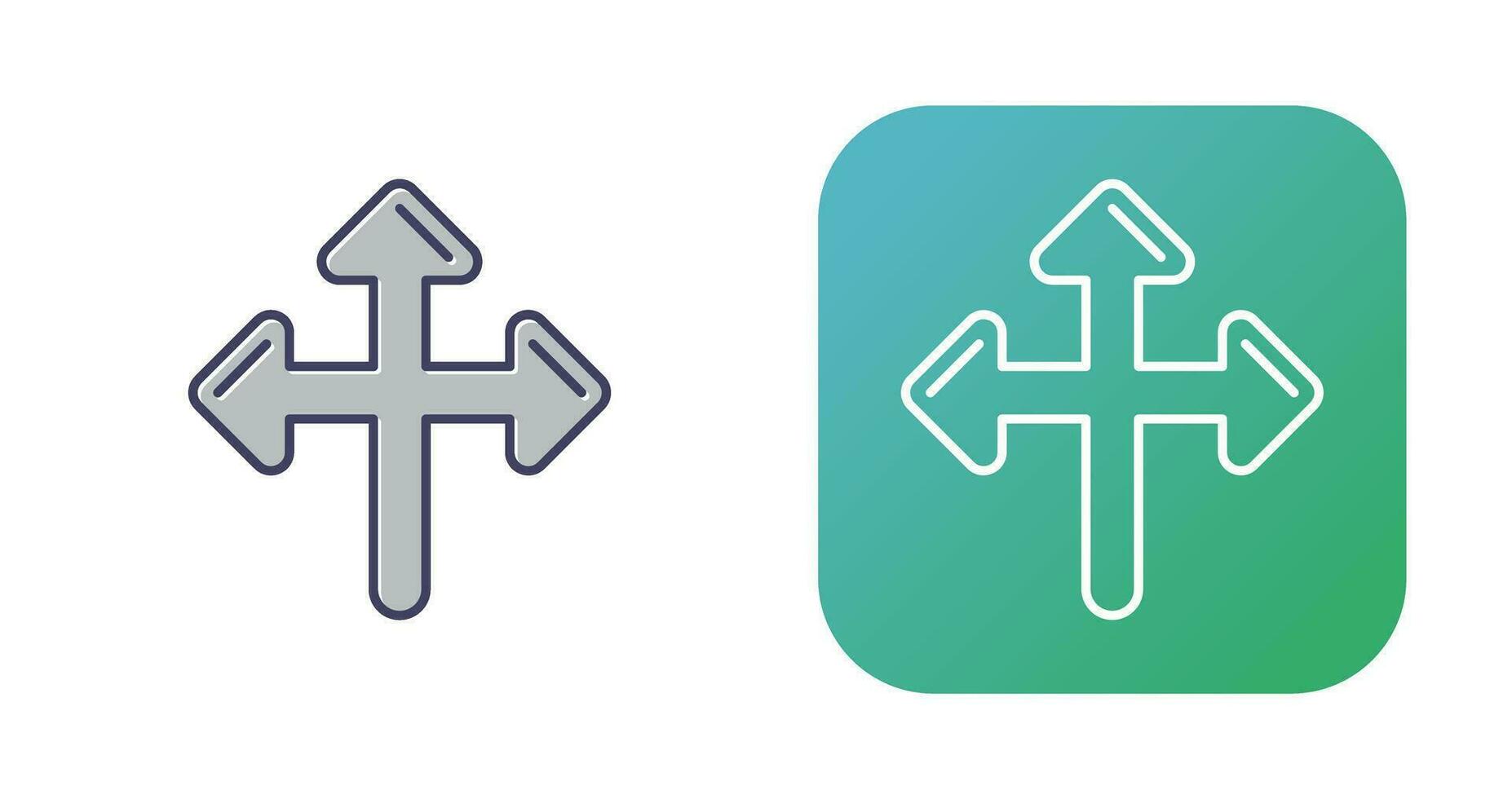Directional Sign Vector Icon