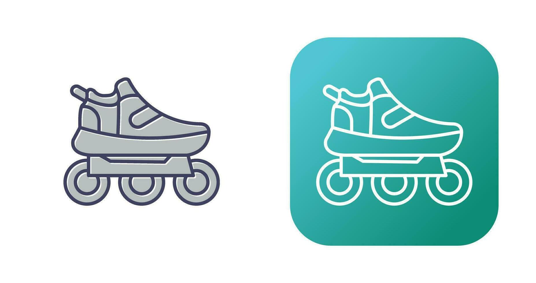 Roller Skates Vector Icon