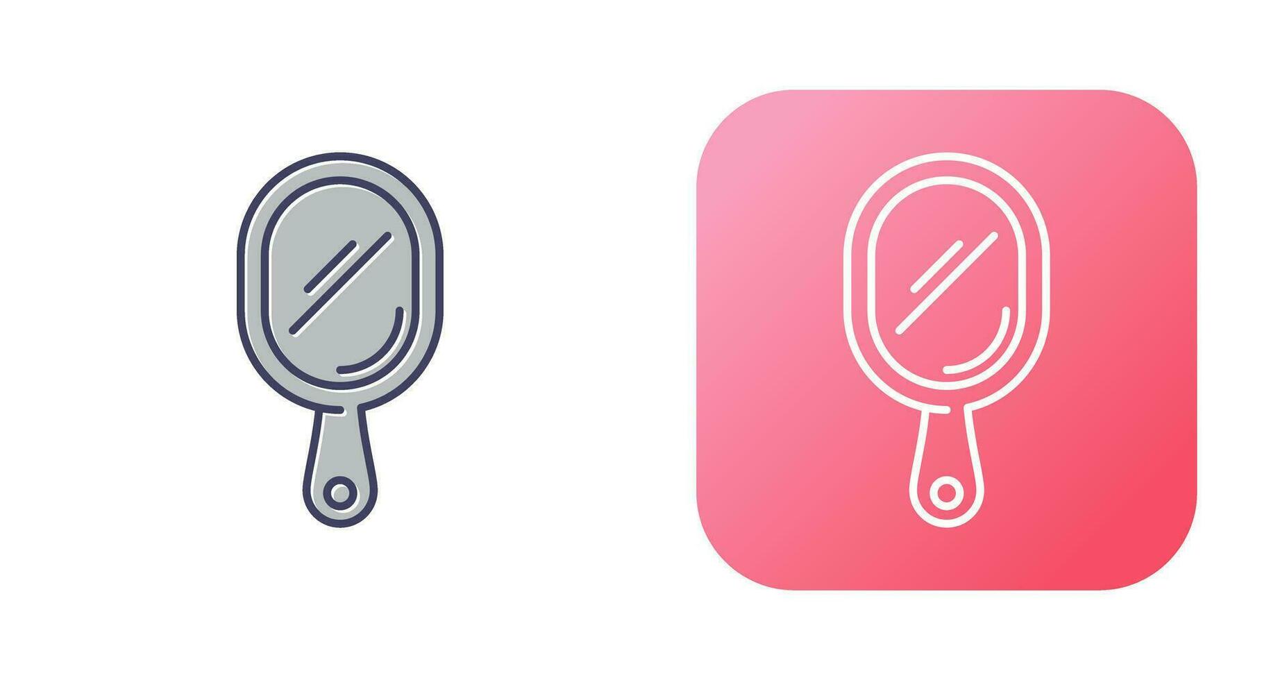 Hand Mirror Vector Icon