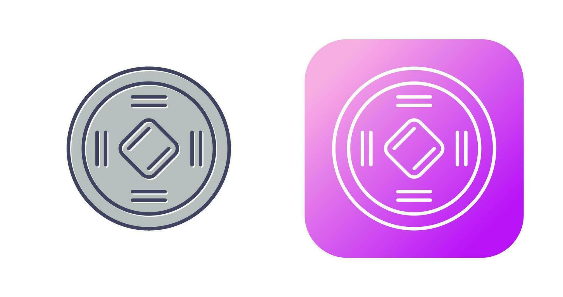 Lucky Coin Vector Icon