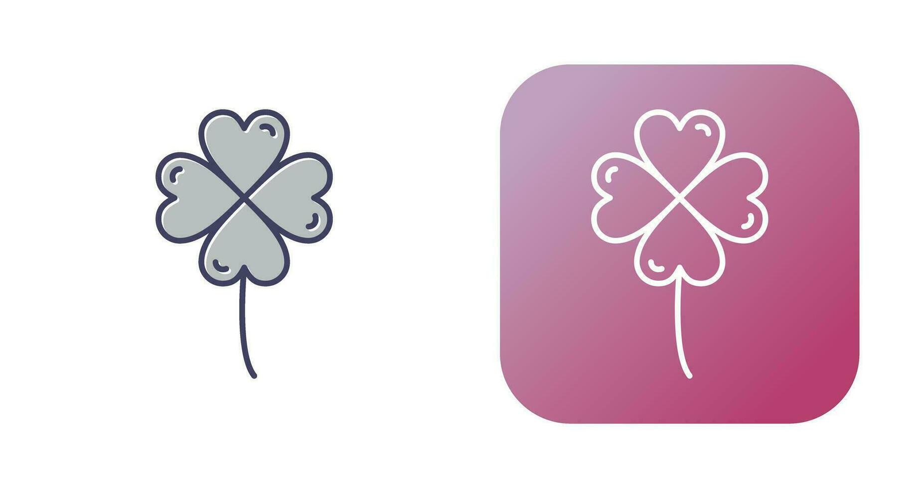 Clover Vector Icon