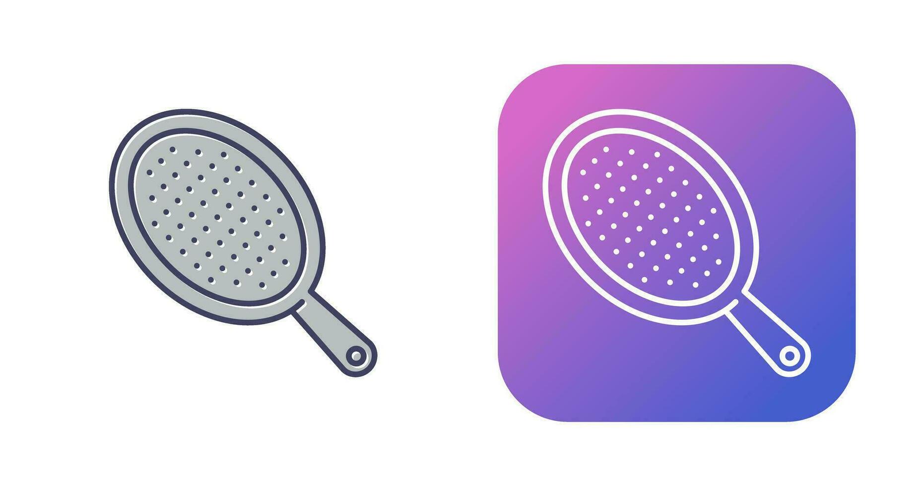 Hair Brush Vector Icon