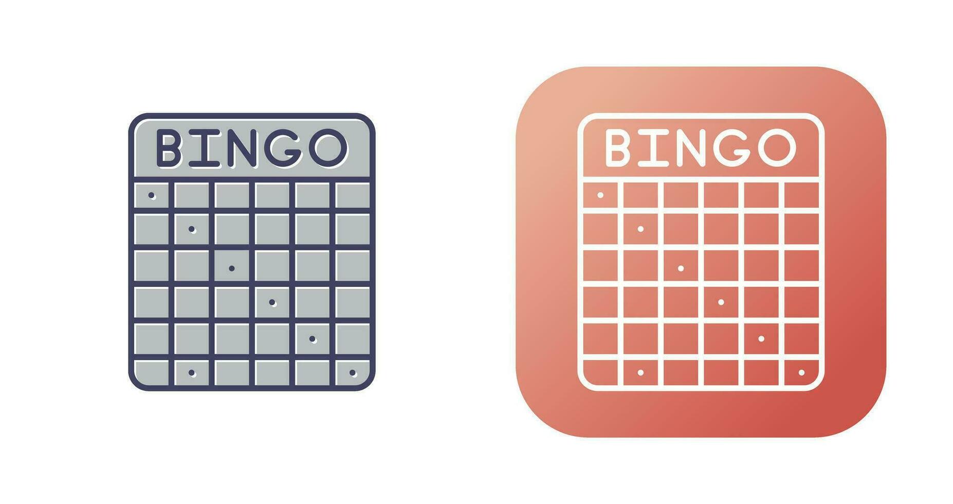 Bingo Vector Icon