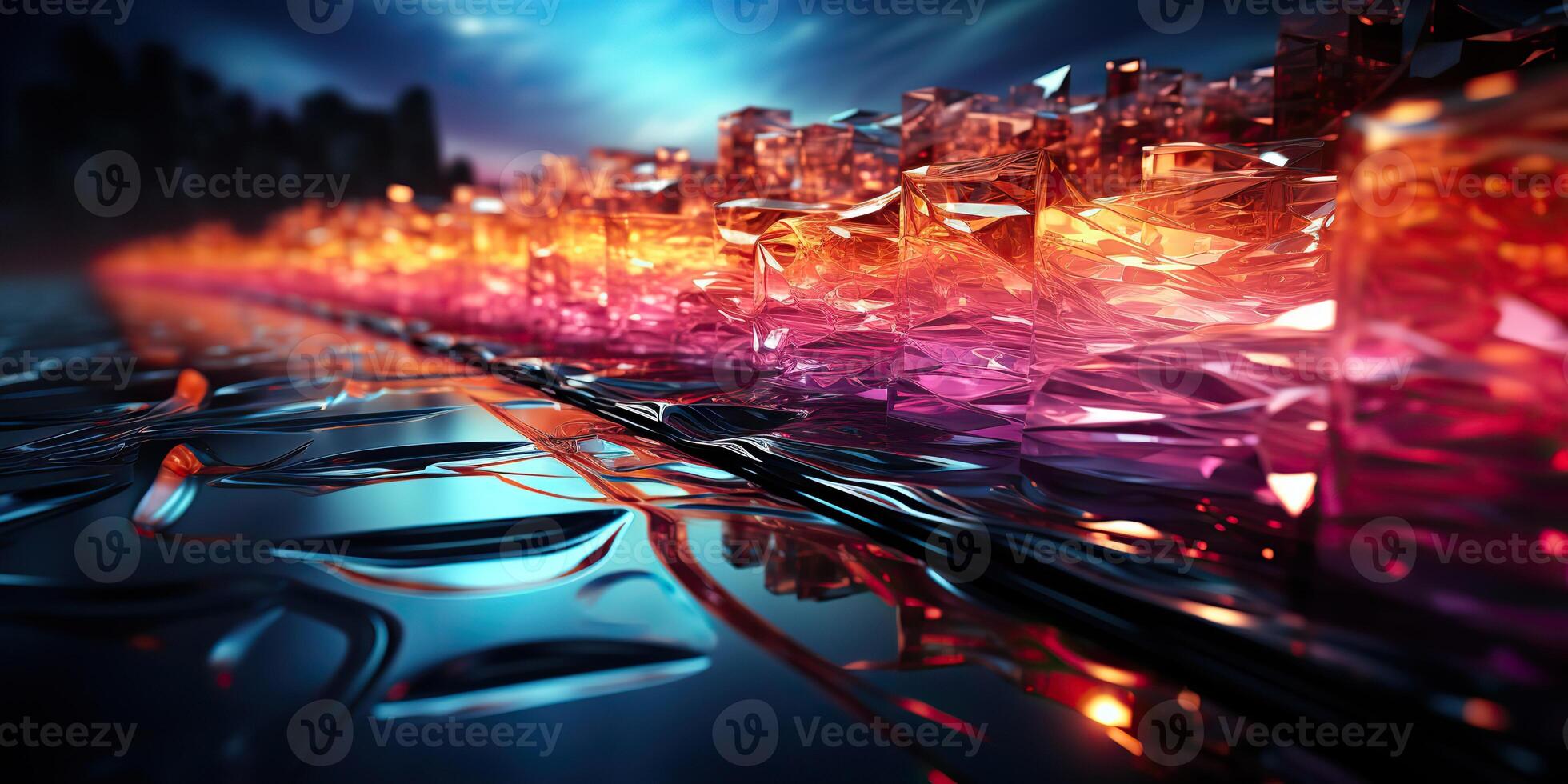 . . Internet fiber cable abstract geometric background design texture. Graphic Art photo