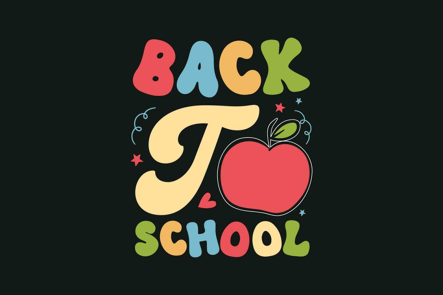 Back to school kindergarten kids vector tshirt