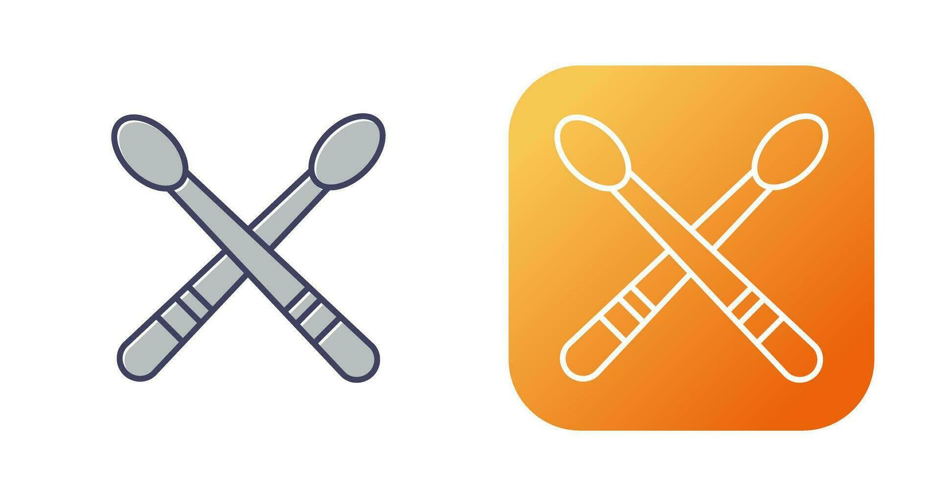 Drumsticks Vector Icon