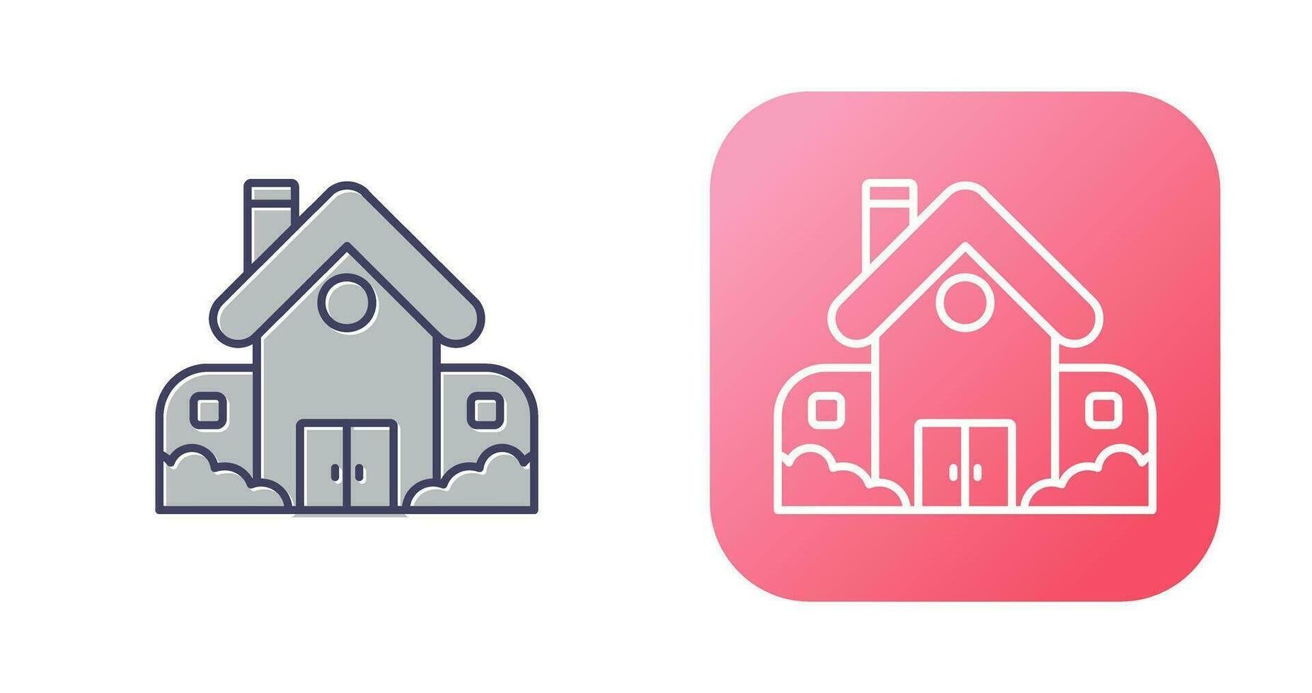 Retirement Home Vector Icon