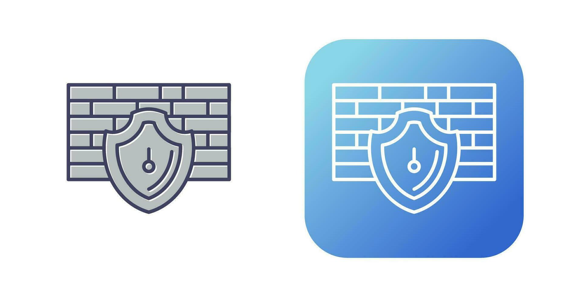 icono de vector de firewall