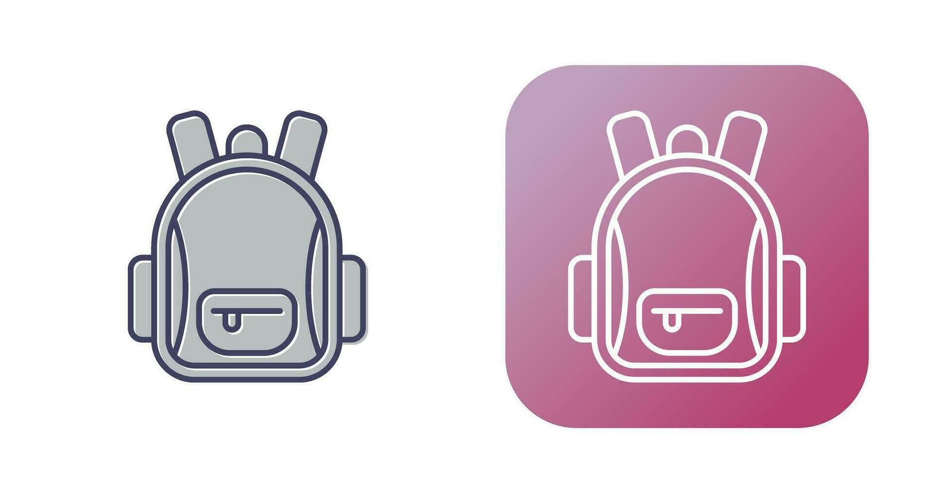 Backpack Vector Icon