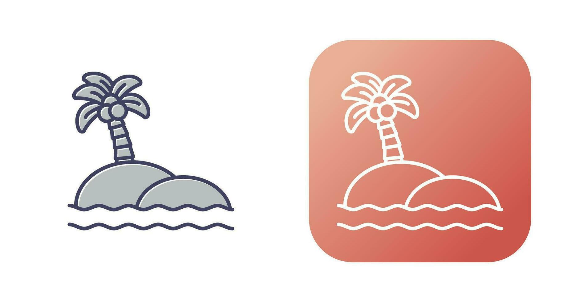 Island Vector Icon