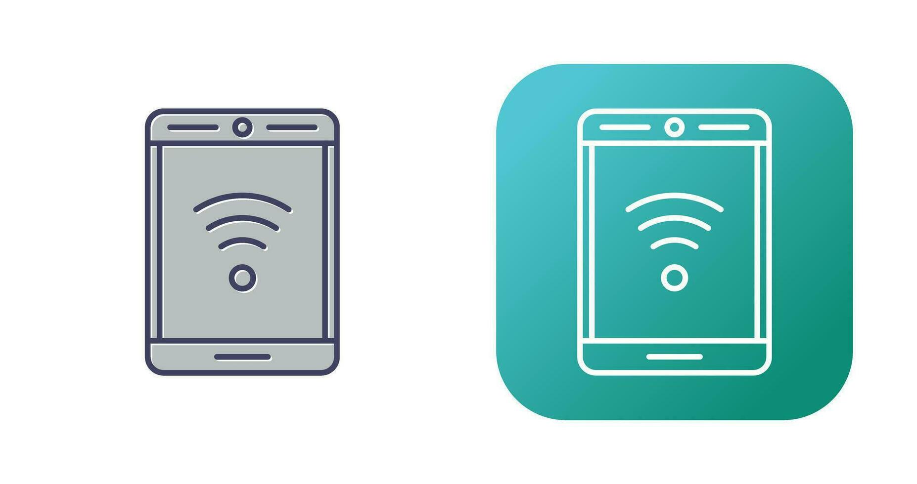 Phone With Signal Vector Icon