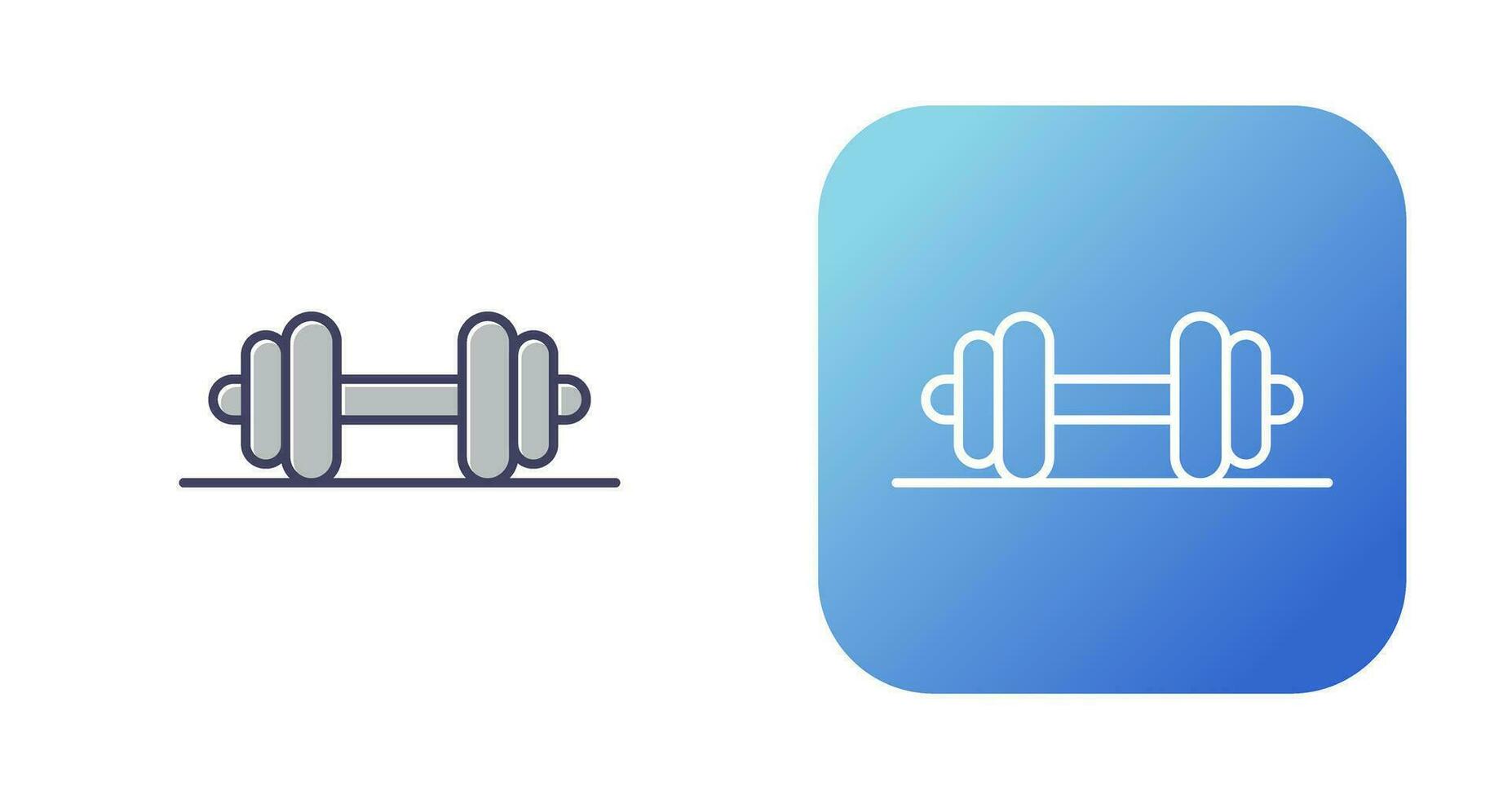 Dumbbell Vector Icon