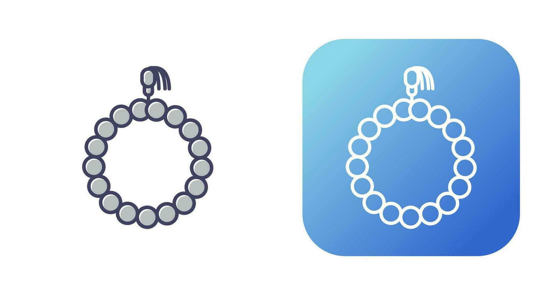 Tasbih Vector Icon