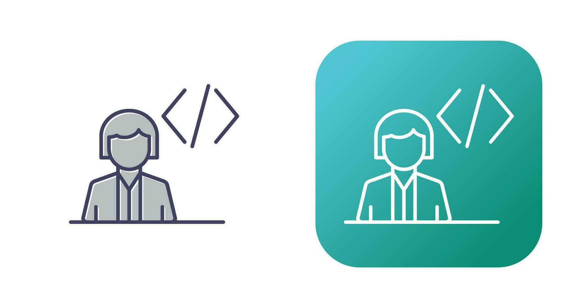 Programmer Vector Icon