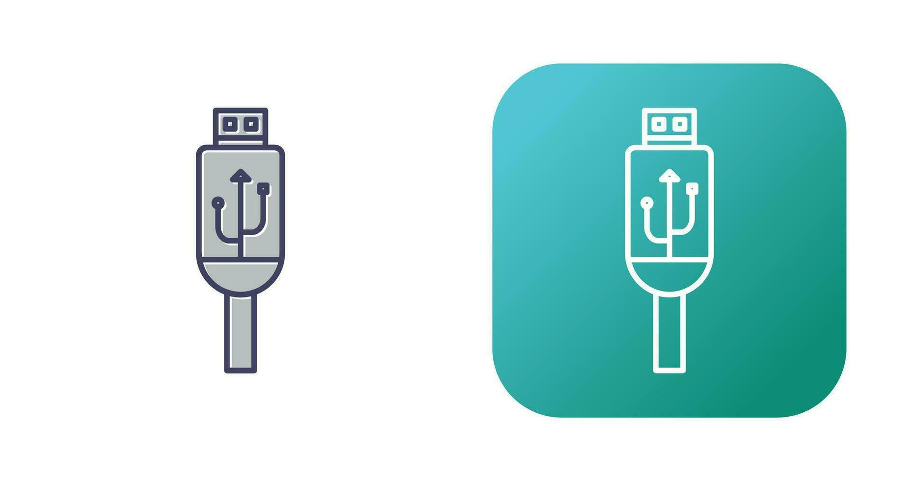 Usb Cable Vector Icon