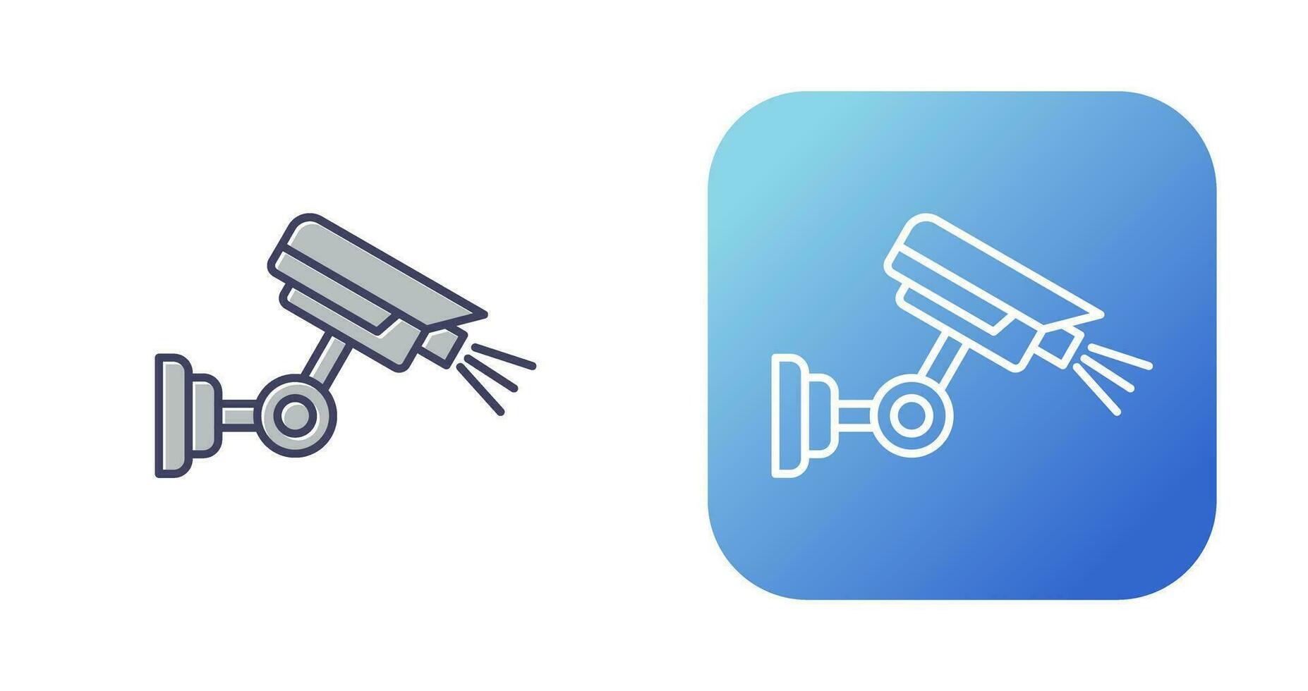 icono de vector de cámara de seguridad