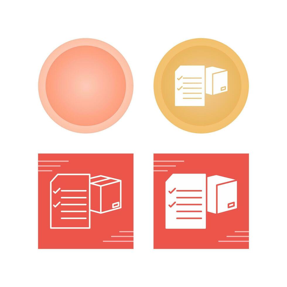 Delivery Checklist Vector Icon