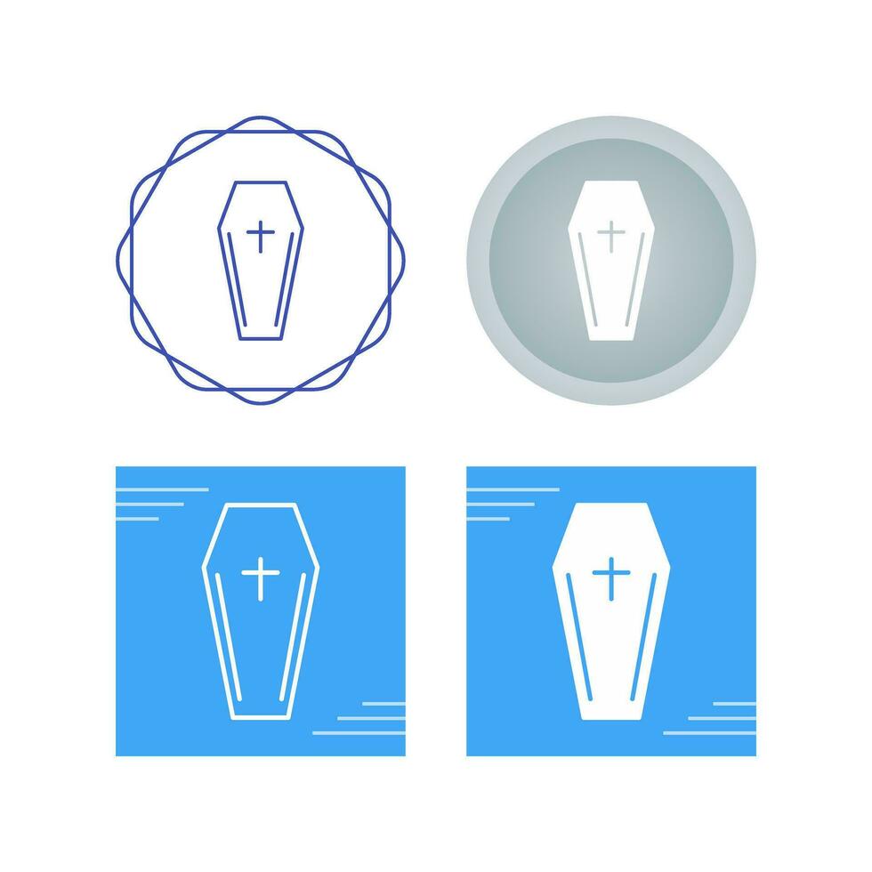 Coffin Vector Icon