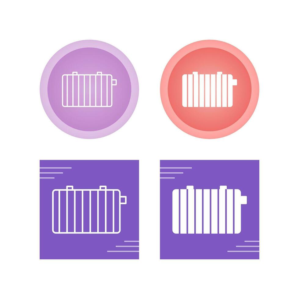 Heat Radiator Vector Icon