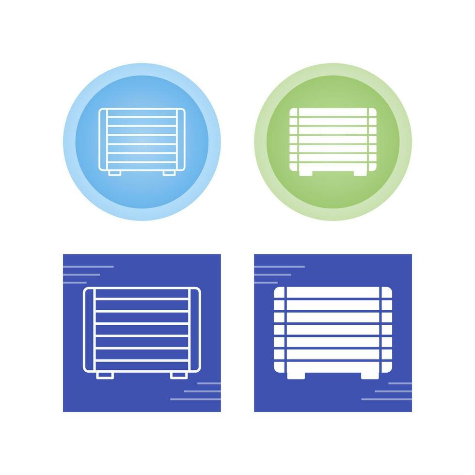 Gas Heater Vector Icon