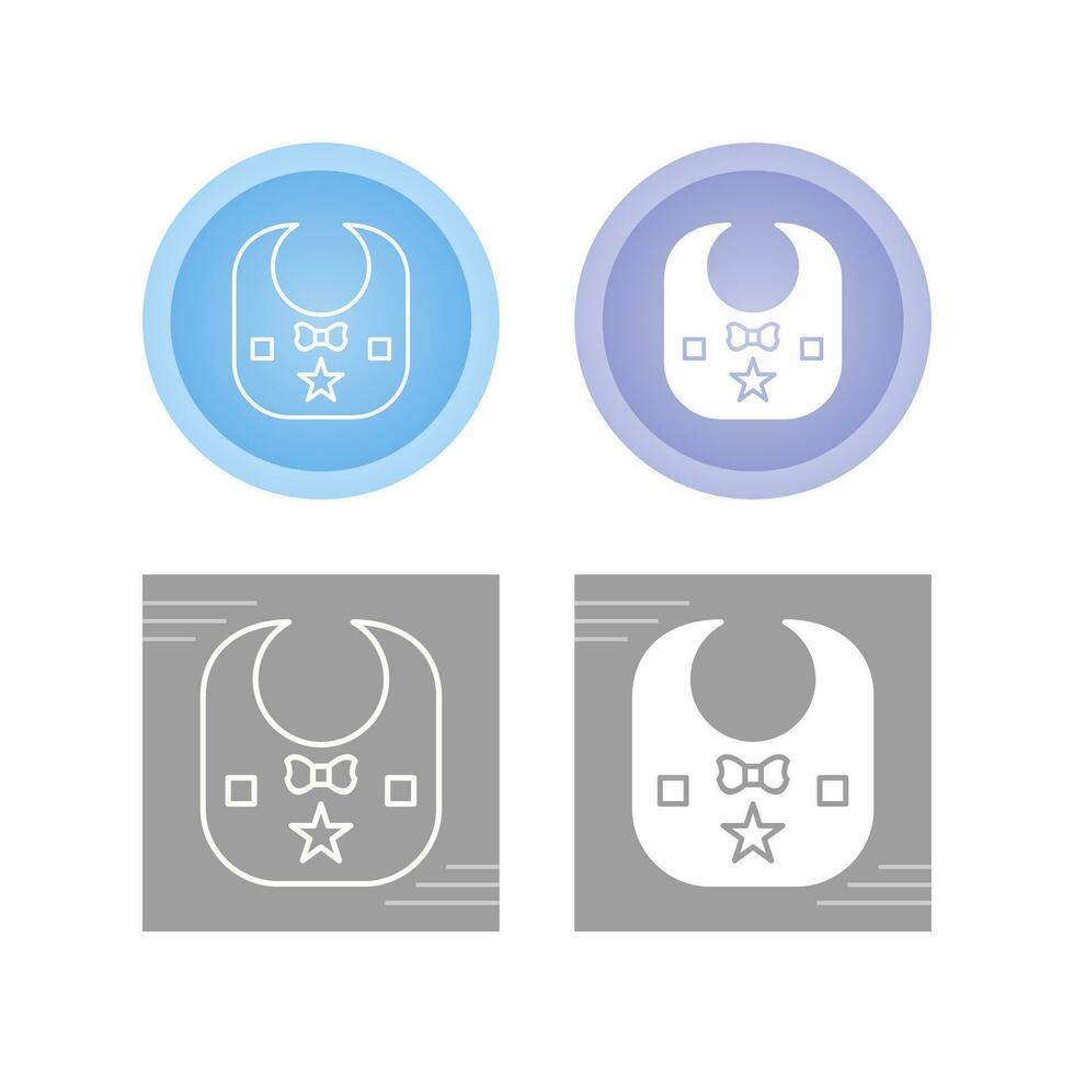 Baby Bib Vector Icon