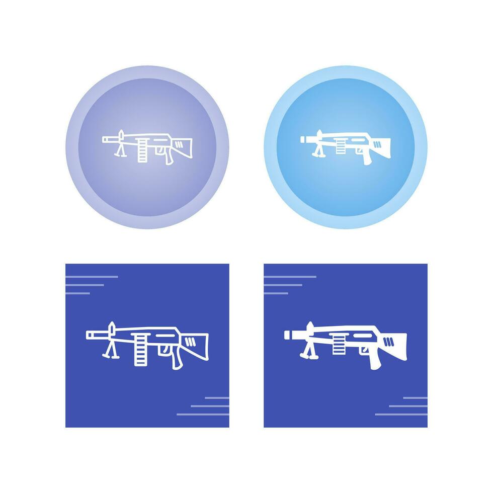 Machine Gun Vector Icon