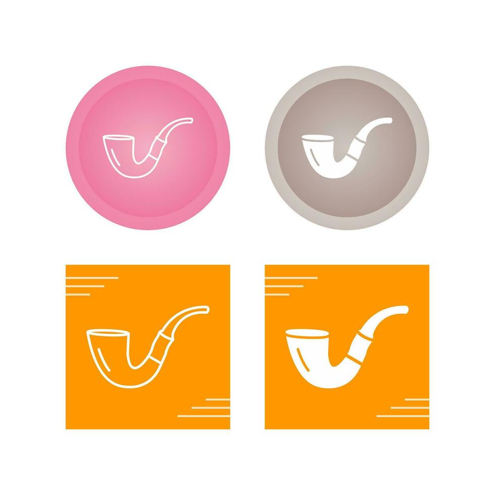 Cigar Pipe Vector Icon