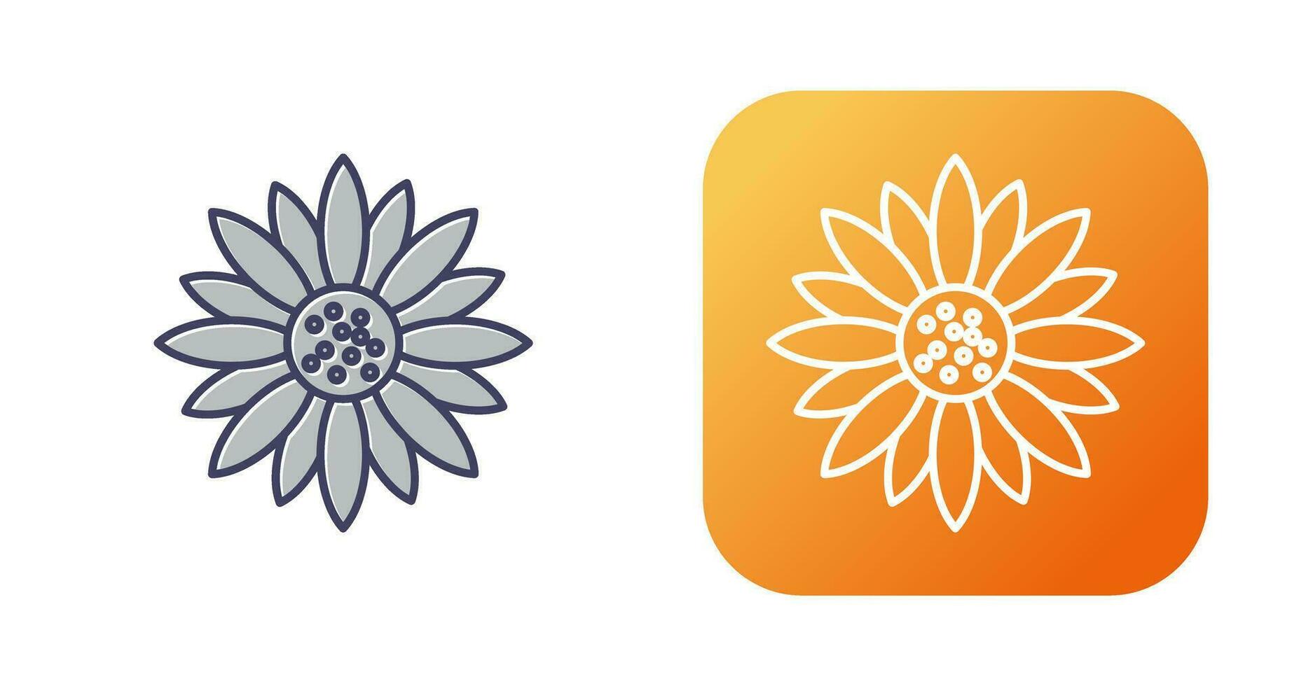 Sunflower Vector Icon