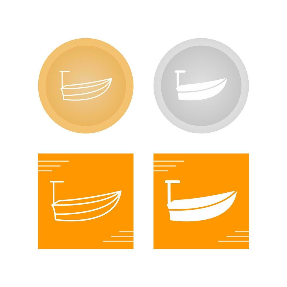 Small Boat Vector Icon