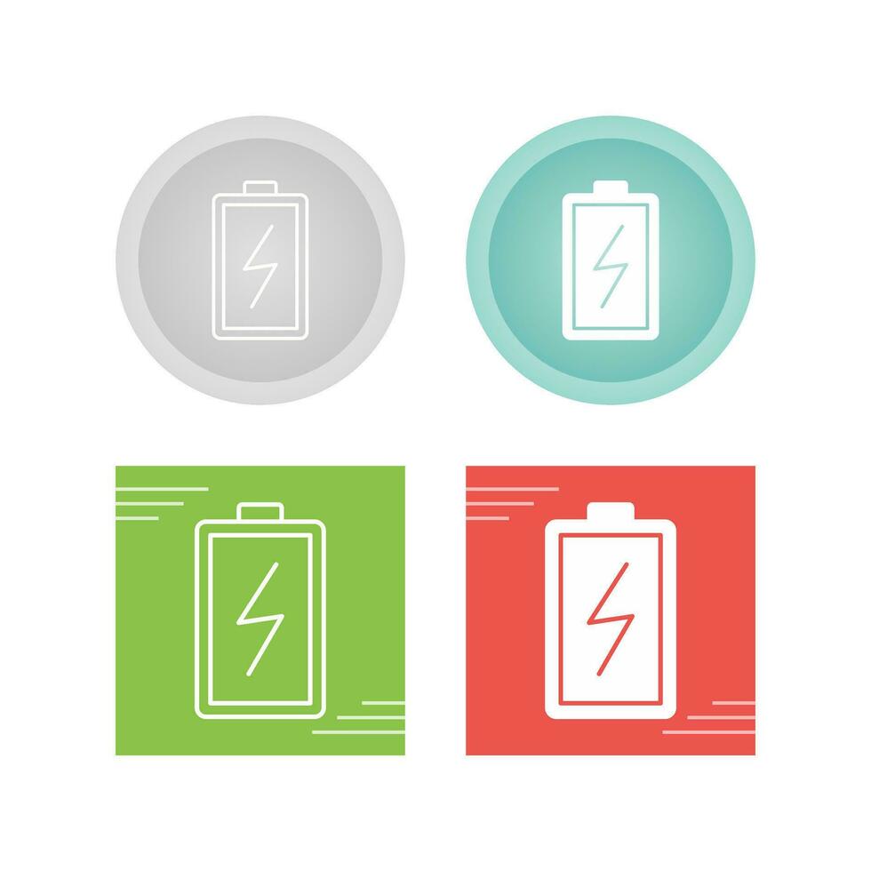 Charging Battery Vector Icon