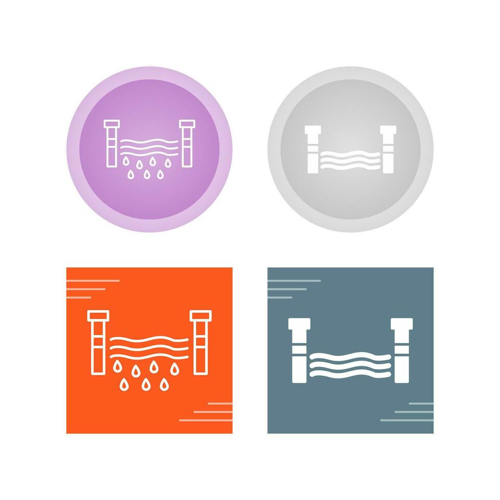 Water Dam Vector Icon