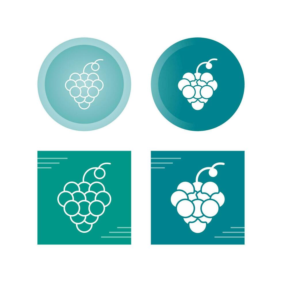 Grapes Vector Icon