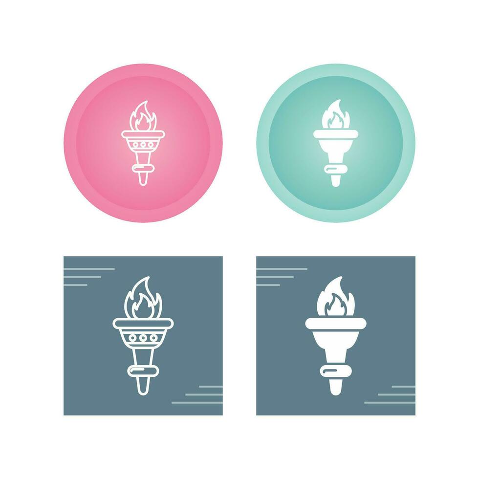 Torch Vector Icon